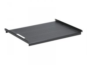 Black RM315-R2 Extra Stationary Shelves, Black, Vented,