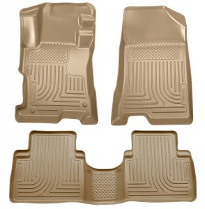 Husky 98403 Front  2nd Seat Floor Fits 08-12 Accord 4 Door Tan