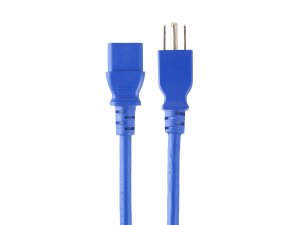 Monoprice 33566 3ft 18awg Blue Power Cord Cable