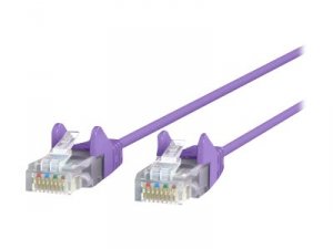 Belkin CE001B07-PUR-S 7ft Cat6 Utp Patch Cbl Snagless Pur