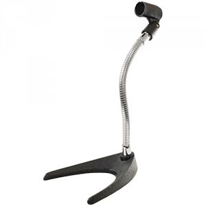 Pyle PMKS8 Pro(r)  U-base Gooseneck Desktop Microphone Stand