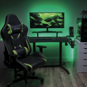 Ofm RSP-3010-GRN Respawn Height Adjust Gaming Desk Grn