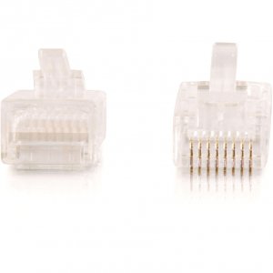 C2g 01942 Rj45 8x8 Mod Plug For Solid Fl