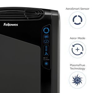 Fellowes 9286201 Safely Removes 99.97of Airborne Particles As Small As