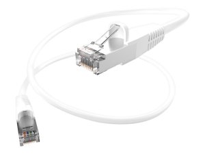 Unc PC6-01F-WHT-SH-S Unirise 1ft Cat6 Snagless Shielded (stp) Ethernet