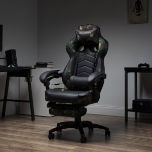 Ofm RSP-110-FST Reclining Gaming Chr With Footrest