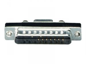 Black FA612 Rs232 Serial Slimline Adapter D