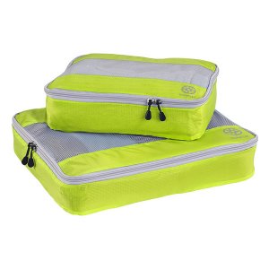 Uncharted UF53 Ultra-lite Packing Cube 2 Piece Set, Neon Yellow