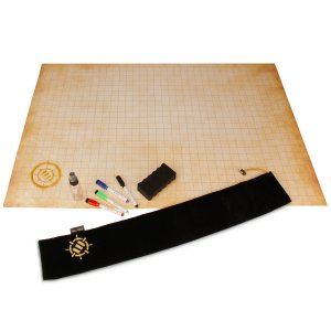 Generic ENTTBSS100PAWS Rpg Grid Mat - Tabletop Dnd Map