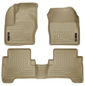 Husky 99743 Liners Front  2nd Seat Floor Liners Fits 13-18 Ford C-max 