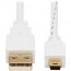 Tripp U030AB-006-WH Usb-a Usb Mini-b Antibacterial Cable 6ft