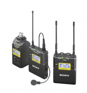 Sony UWPD16/30 Lav Mic, Bodypack Tx, Plug-on Tx And Portable Rx Wirele