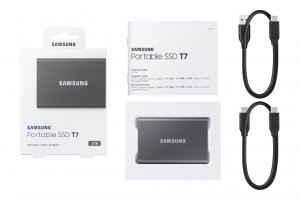 Samsung MU-PC2T0T/AM T7 Portable 2tb Usb 3.2 External Ssd