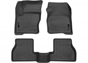 Husky 98771 Liners Front  2nd Seat Floor Liners  12-15 Ford Focus-blac