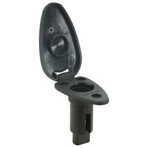 Attwood 910T2PB-7 Attwood Lightarmor Plug-in Base - 2 Pin - Black - Te