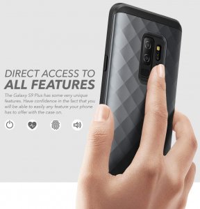 I CL-S9P-H-NOSP-BK Give Your Phone Dual-layer Protection