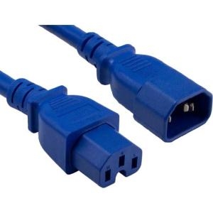 Enet C14C15-BL-6F-ENC C14 To C15 6ft Blue Pwr Extension Cord