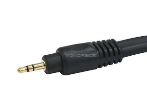 Monoprice 5611 Stereo M To 2rca F Cable7in - Black