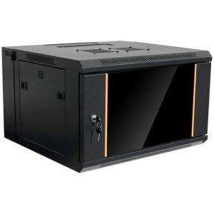 Istar WMZ655-PP12C6 6u 550mm Depth Swing-out Wallmount Server Cabinet 