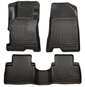 Husky 98401 Front  2nd Seat Floor Fits 08-12 Accord 4 Door Black