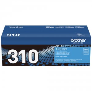 Original Brother TN310C Cyan Toner Cartridge - Laser - 1500 Pages - Cy