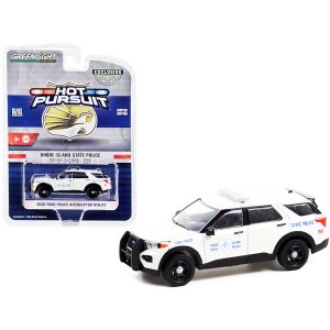 Greenlight 30295 2020 Ford Police Interceptor Utility White Rhode Isla