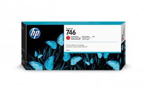 Original Hp HEWP2V81A Hp 746 300-ml Ink Cartridge Chromatic Red P2v81a