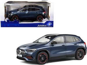 Solido S1805203 Mercedes Benz Gla (h247) With Sunroof Denim Blue Metal