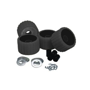 C.e. SMD 29210 Ribbed Roller Replacement Kit - 4 Pack - Black