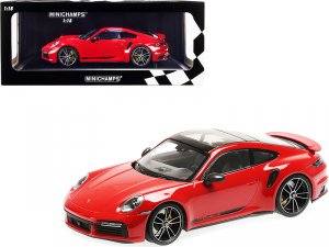 Minichamps 155069070 2020 Porsche 911 Turbo S Red With Black Top Limit