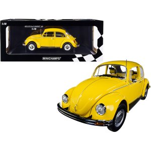 Minichamps 150057106 1983 Volkswagen 1200 Beetle Yellow Limited Editio