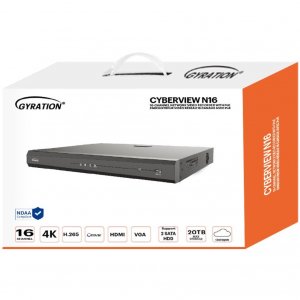 Adesso CYBERVIEWN16 16ch Nvr H.265 4k No Hdd  Poe, 2 Sata Interface