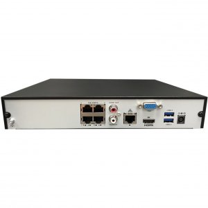 Adesso CYBERVIEWN4 4-ch, 1 Sata Interface, 4 Poe, Mini 1u, H.265, 4k W