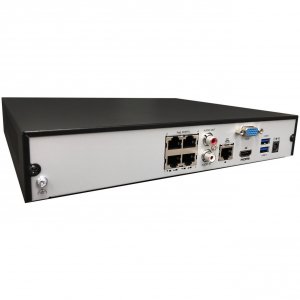 Adesso CYBERVIEWN4-TAA 4ch Nvr H.265 4k No Hdd  Poe, 1 Sata Interface