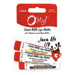 Omy! BL-LB-BX3P-15-Java O My! Goat Milk Lip Balm - Natural Goat Milk L