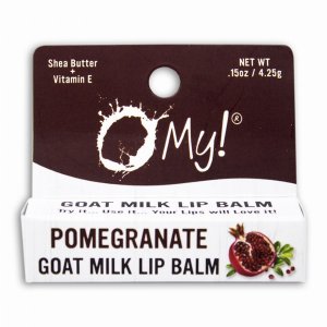 Omy! BL-LB-TB-15-Pom O My! Goat Milk Lip Balm - Natural Goat Milk Lip 