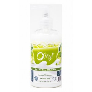 Omy! LO-FO-BTCP-8-KeyLm O My! Goat Milk Lotion - Made With Farm-fresh 