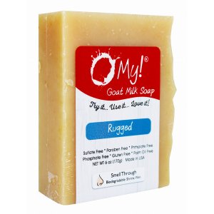 Omy! SO-FO-SW-6-Rug O My! Goat Milk Soap Bar - Made With Farm-fresh Go