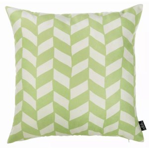 Homeroots.co 355317 18x18 Green Olive Towers Seahorse Decorative Throw