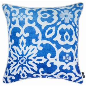 Homeroots.co 355614 18x 18 Blue Sky Tile Decorative Throw Pillow Cover