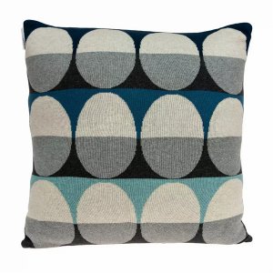 Homeroots.co 334053 20 X 7 X 20 Transitional Gray And Blue Pillow Cove