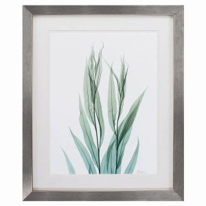 Homeroots.co 365997 26 X 32 Silver Frame Sea Weed Ii