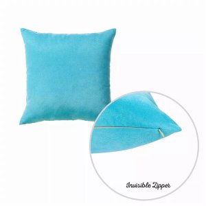 Homeroots.co 355494 Set Of 2 Aqua Blue Brushed Twill Decorative Throw 