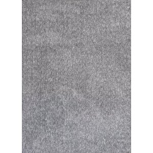 Homeroots.co 353414 2'x4' Polyester Grey Heather Accent Rug