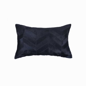 Homeroots.co 316882 12 X 20 X 5 Black - Pillow