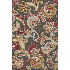 Homeroots.co 353298 2' X 3' Uv Treated Polypropylene Taupe Accent  Rug