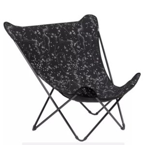 Homeroots.co 373467 Modern Indoor Outdoor Celestial Xl Folding Lounge 