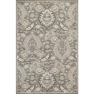 Homeroots.co 353451 3' X 5' Grey Uv Treated Polypropylene Area Rug