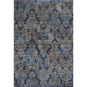 Homeroots.co 353486 2'x4' Viscose Slate Accent Rug