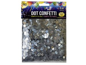 Bulk BB896 8 Oz Dot Confetti Value Pack In Silver